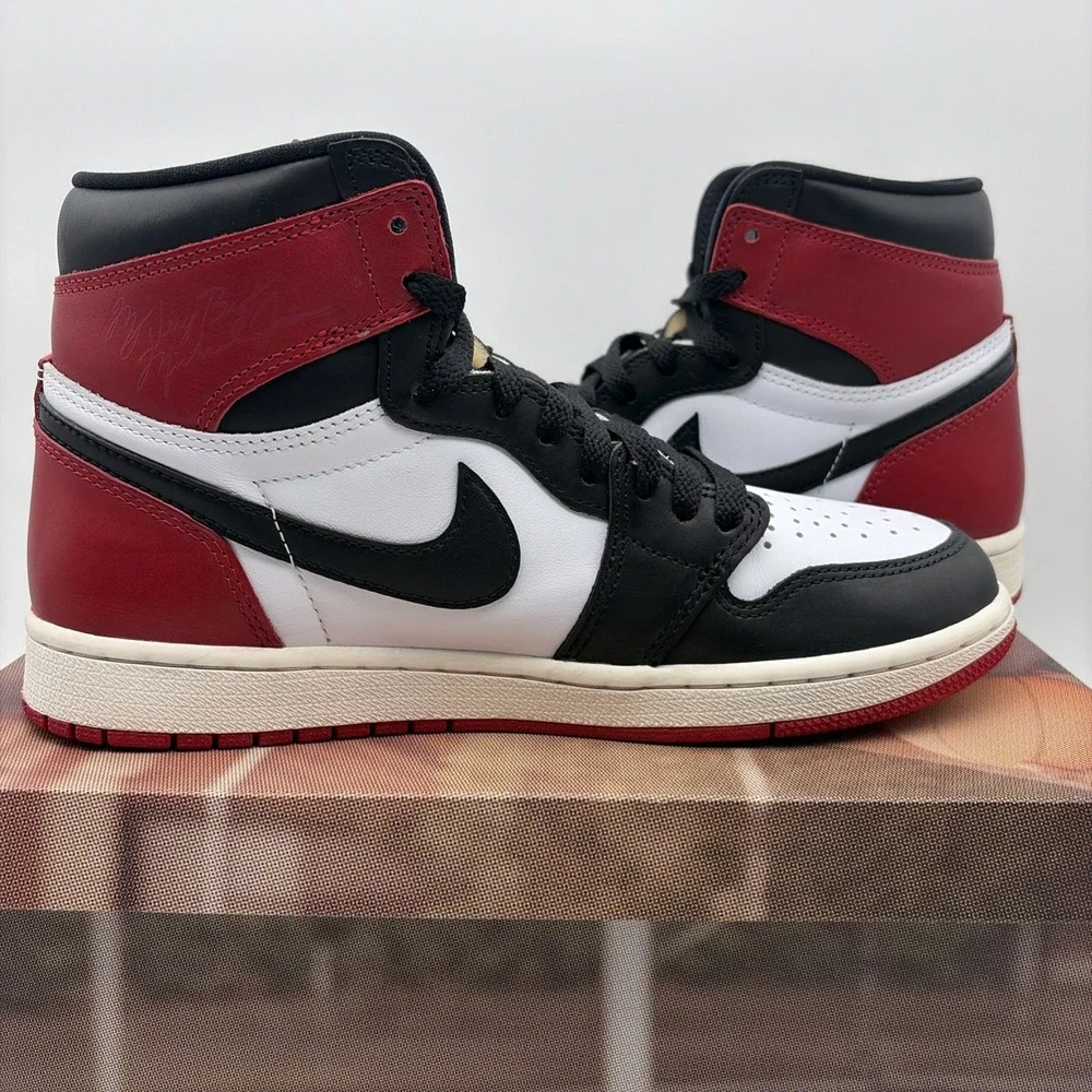 Size 8 - Air Jordan 1 Retro OG High Black Toe Reimagined (DZ5485-106)